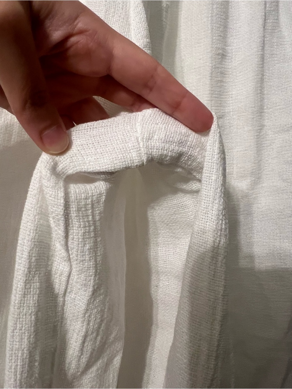 Marisima Italian White Wide-Leg Linen Pants - Picture 5 of 7